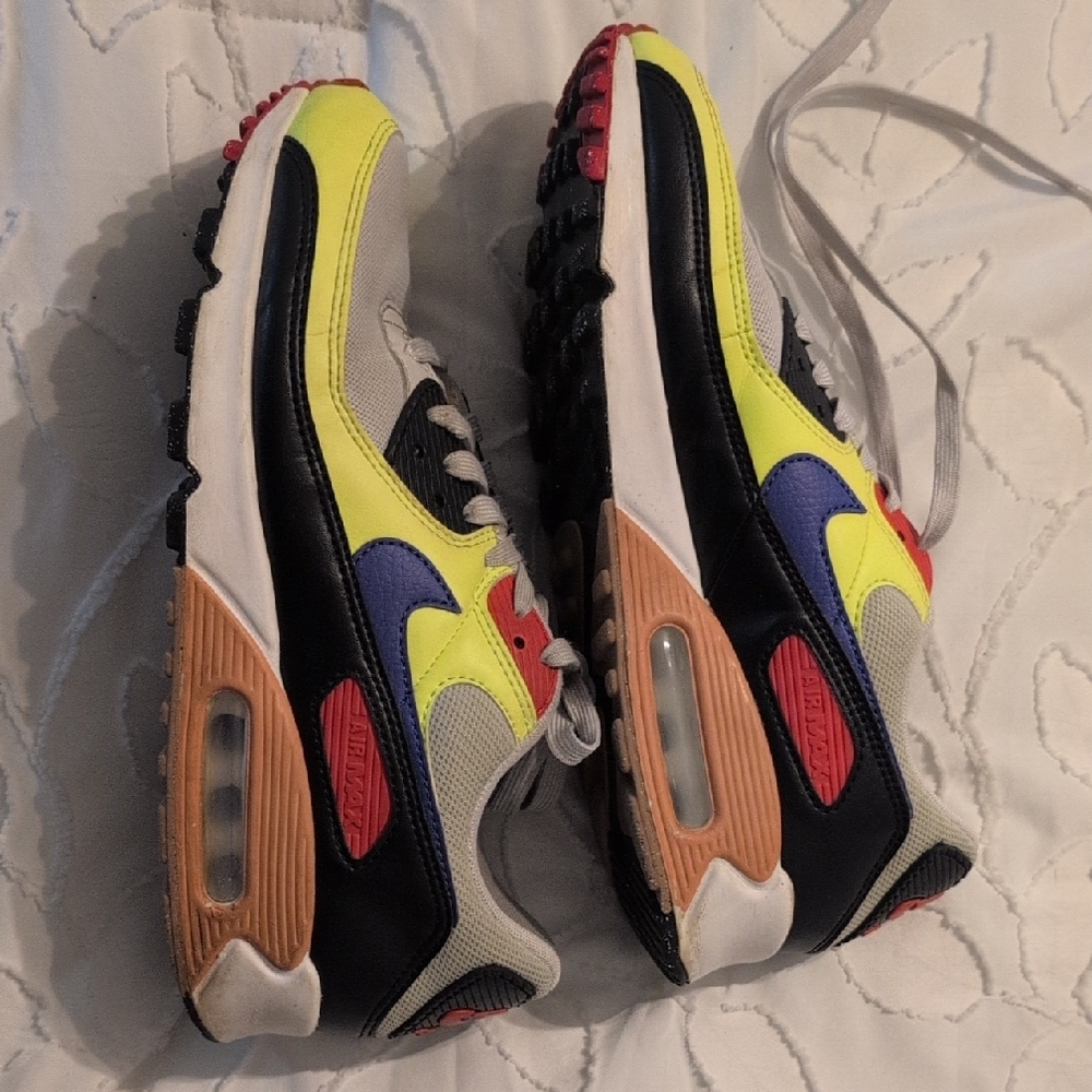 Nike Athletic Shoes in Yellow, Black, and Red